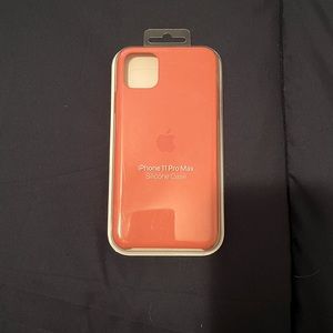 Coral Apple Silicone Phone Case iPhone 11 Pro Max